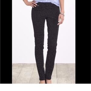 Banana Republic Factory Navy Polka Dot Curvy Sloan Pants – 14- Never Worn